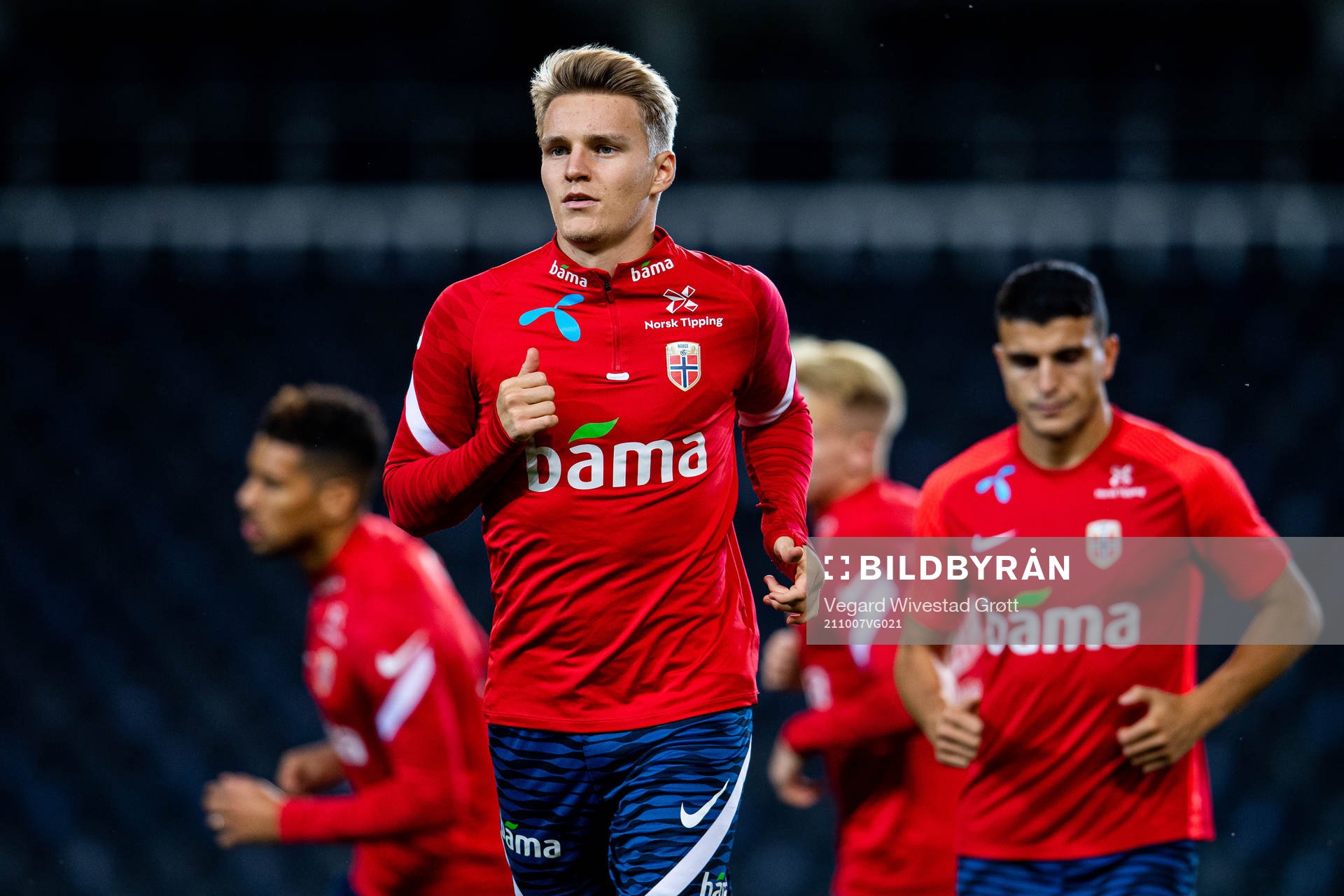 Martin Ødegaard of the Norwegian national football team