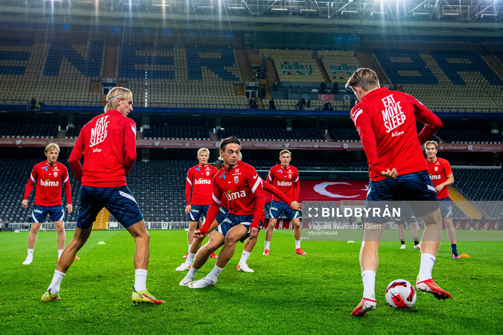 Dennis Johnsen, Patrick Berg and Jens Petter Hauge of the