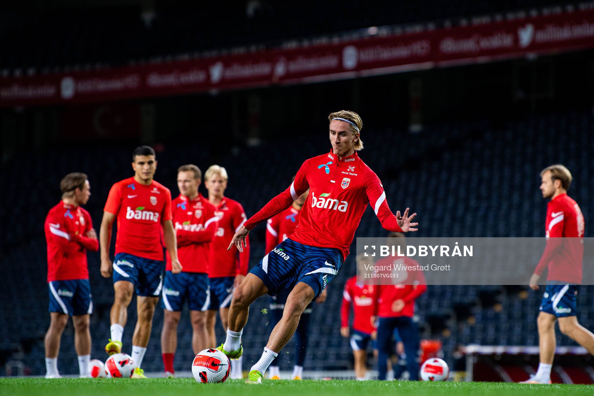 Dennis Johnsen of the Norwegian national football team