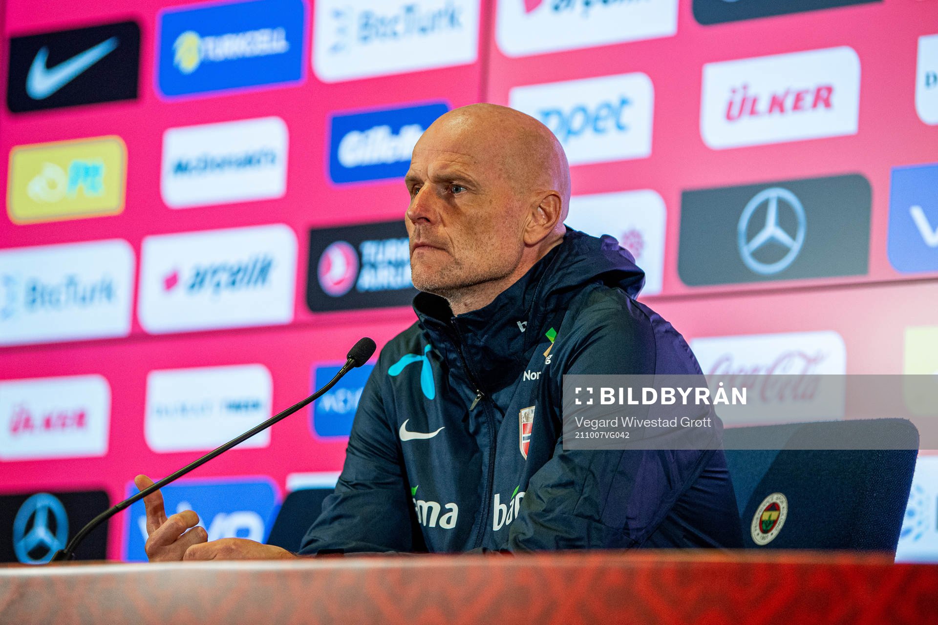 Ståle Solbakken, head coach of the Norwegian national