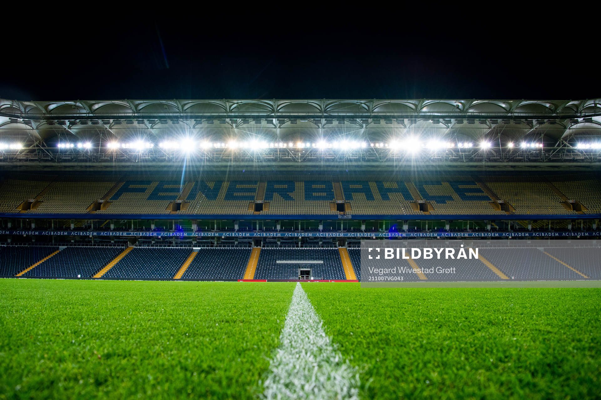 General view of Fenerbahce Sukru Saracoglu Stadium
