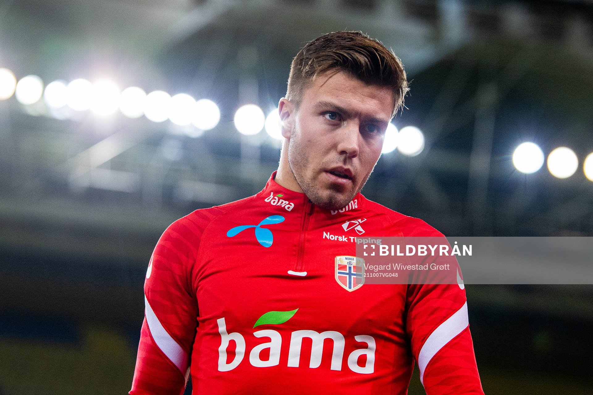 Fredrik André Bjørkan of the Norwegian national football