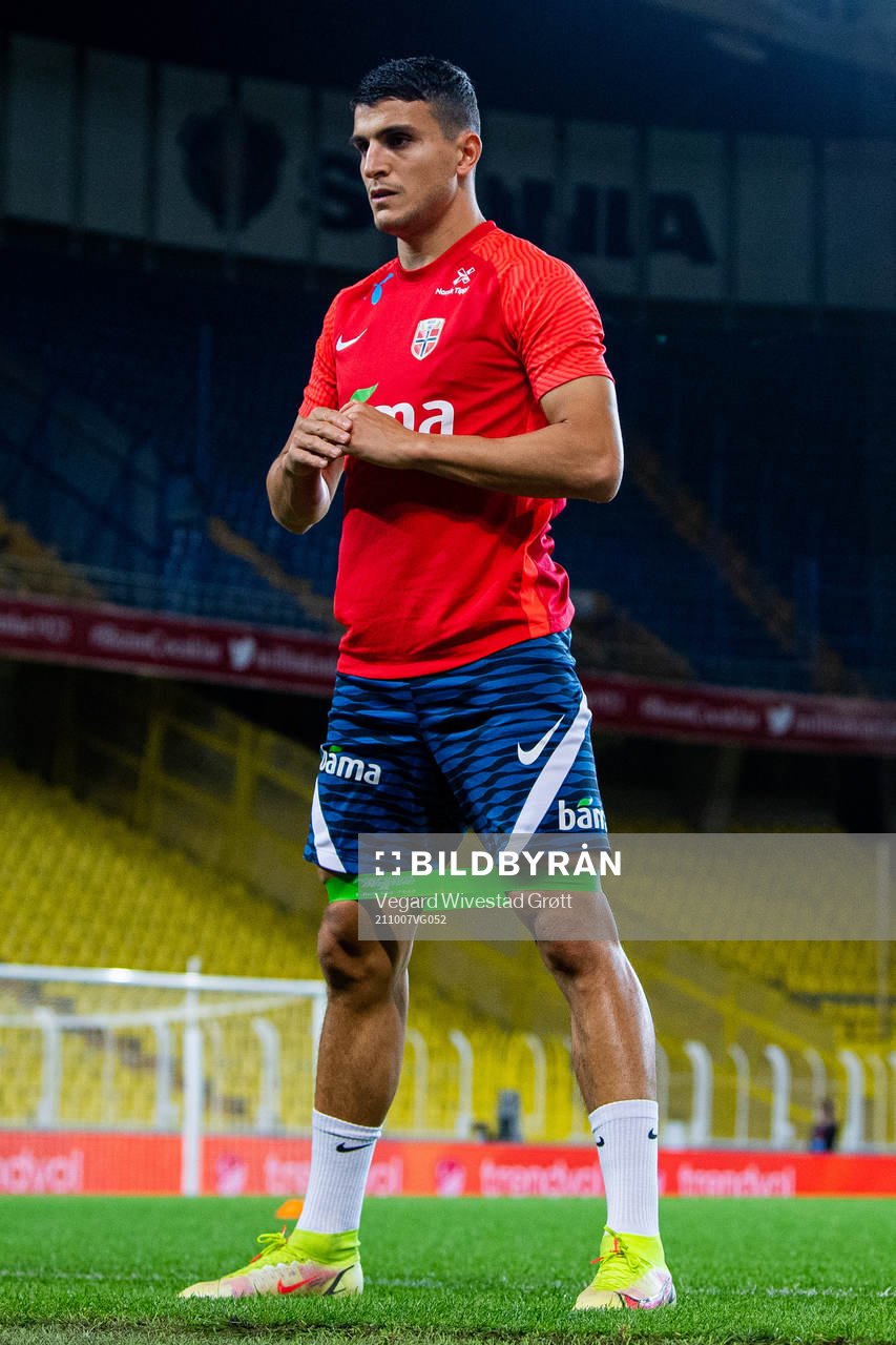 Mohamed Elyounoussi of the Norwegian national football team