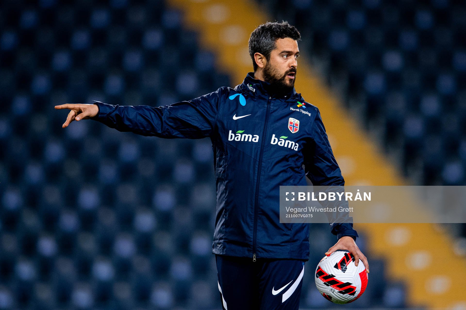 Bernardo Cueva, tactical statistician of the Norwegian