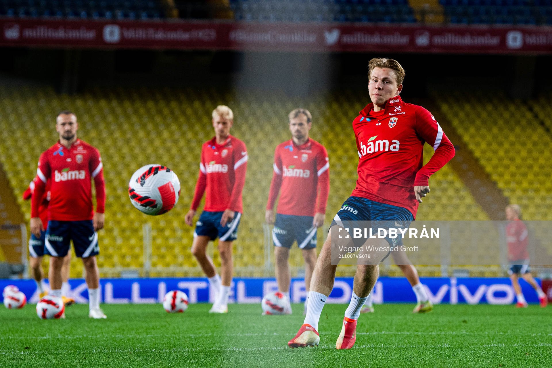 Jens Petter Hauge of the Norwegian national football team