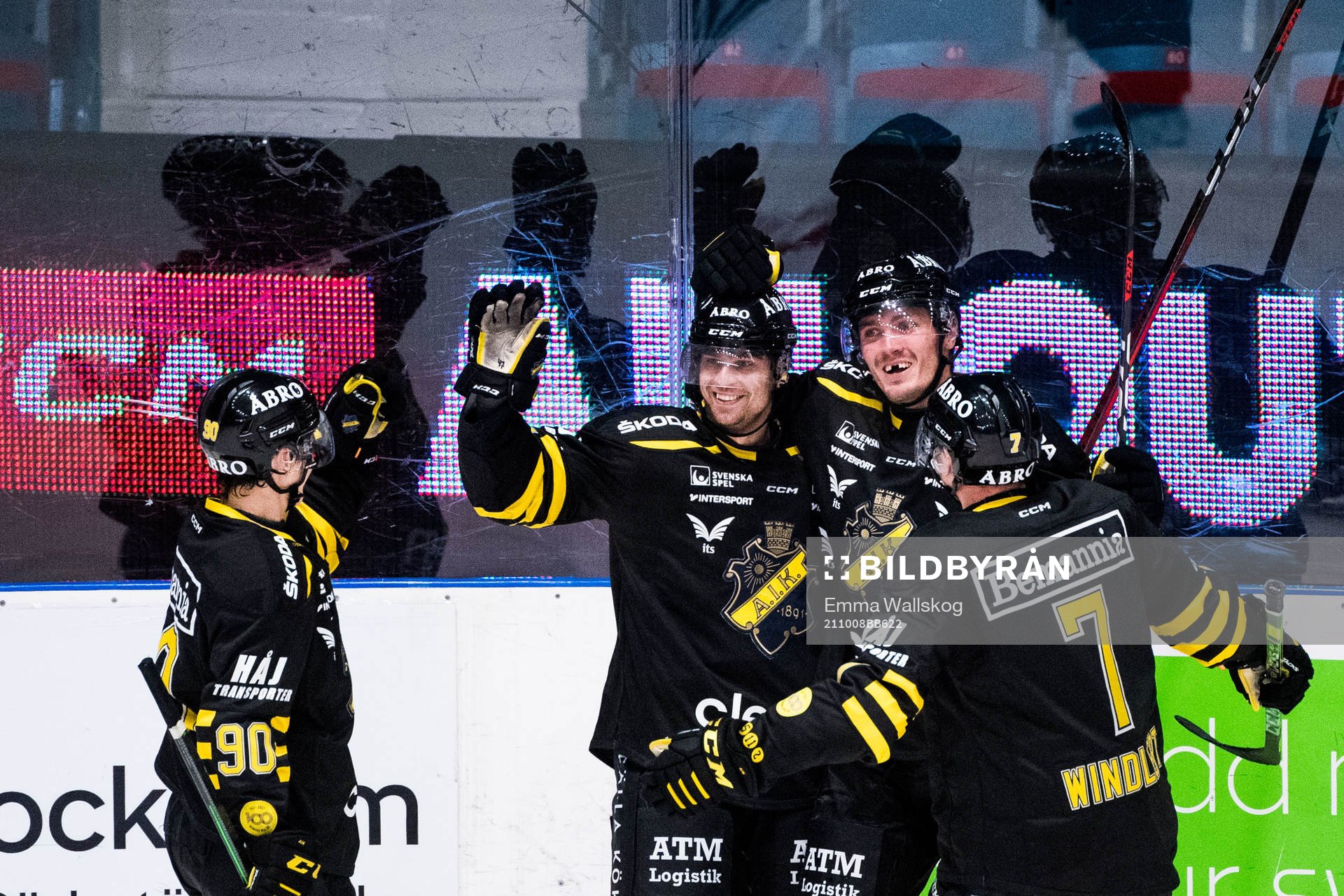 s Sebastian Falk, Eric Norin, Max Lindholm och Filip
