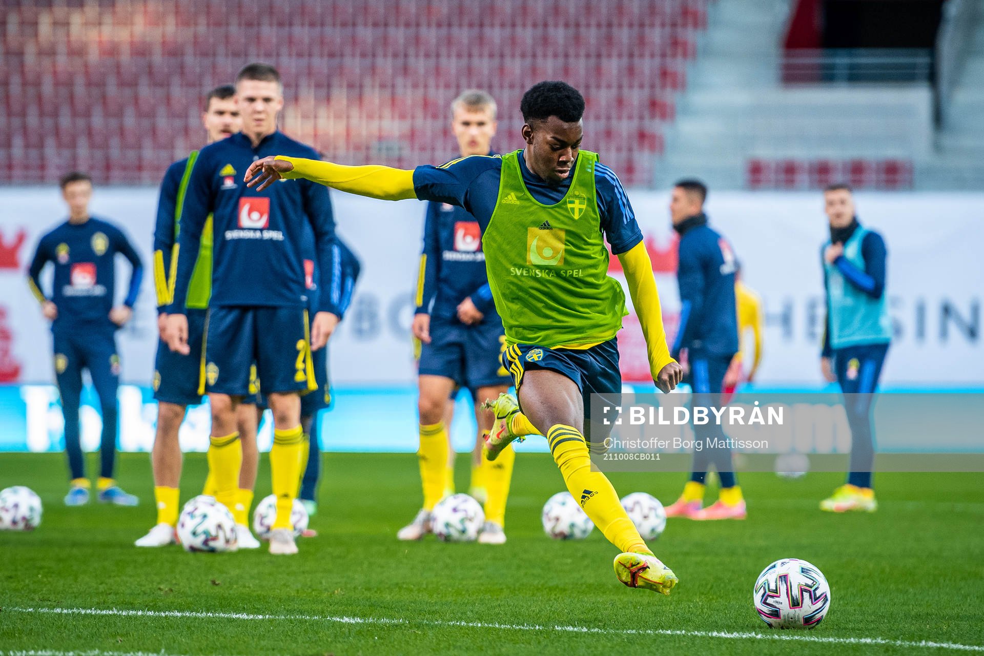 Anthony Elanga of Sweden