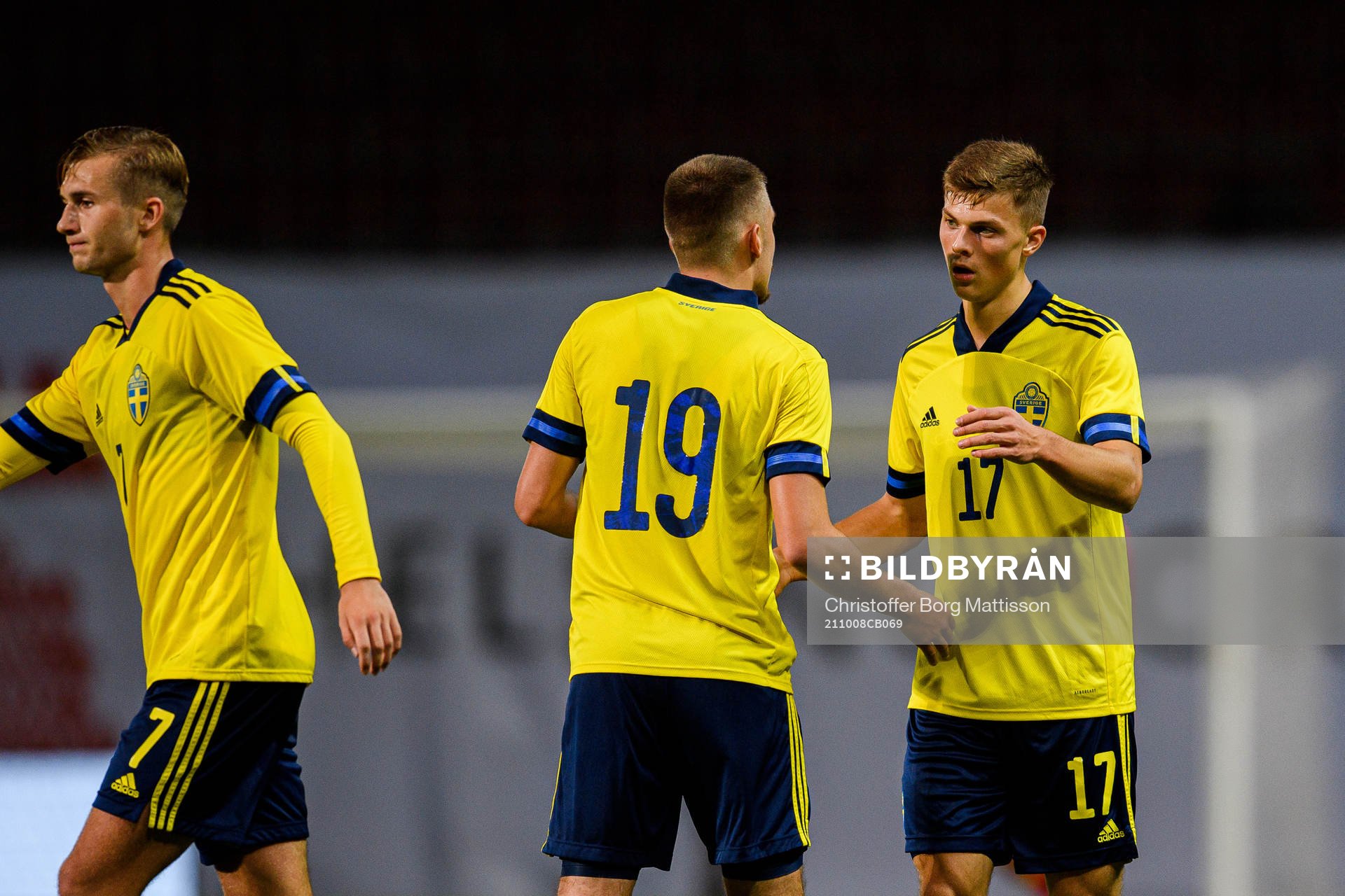 Benjamin Nygren , Tim Prica and Erik Ring of Sweden