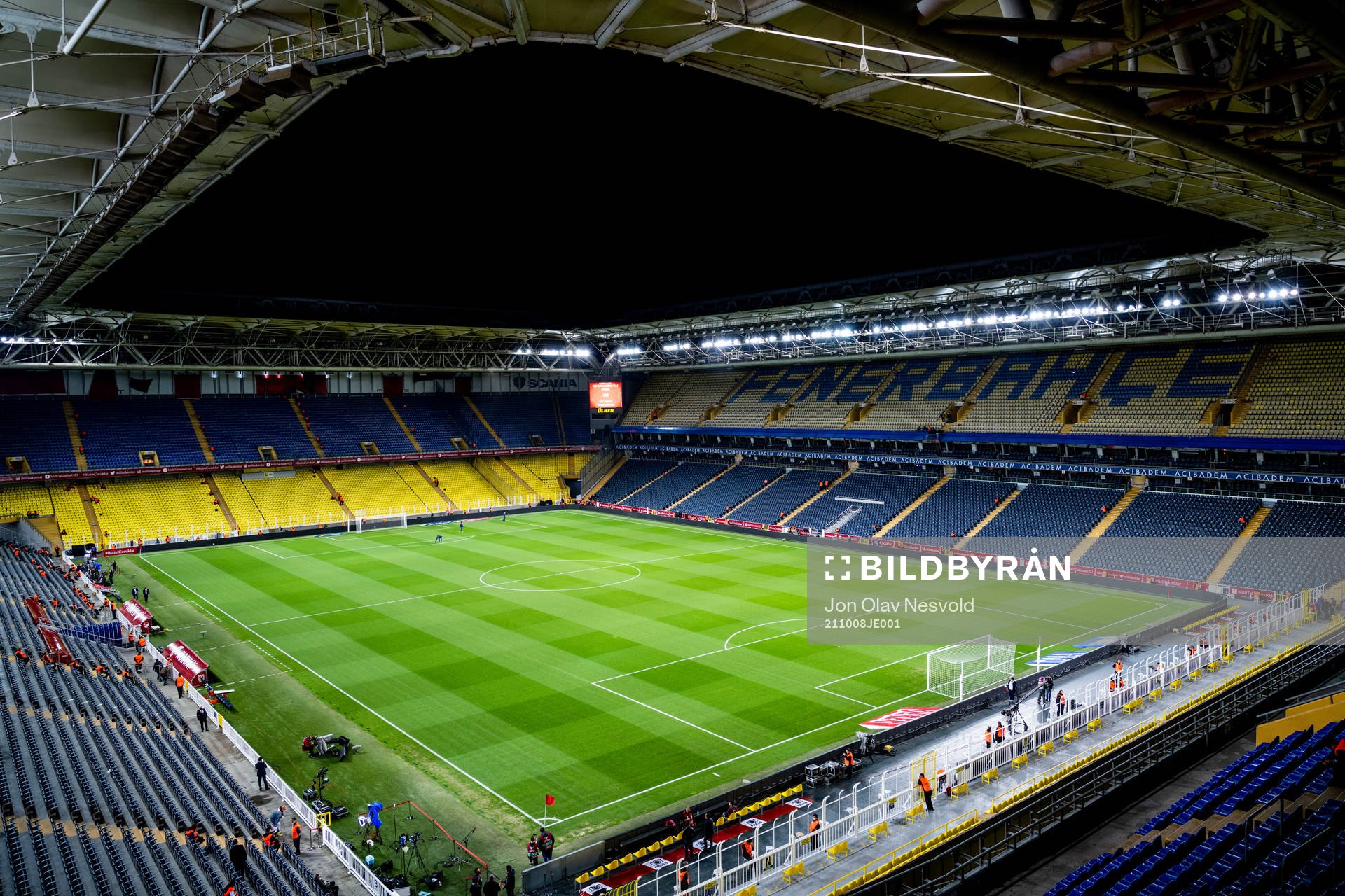 General interior view of Fenerbahçe Şükrü Saracoğlu