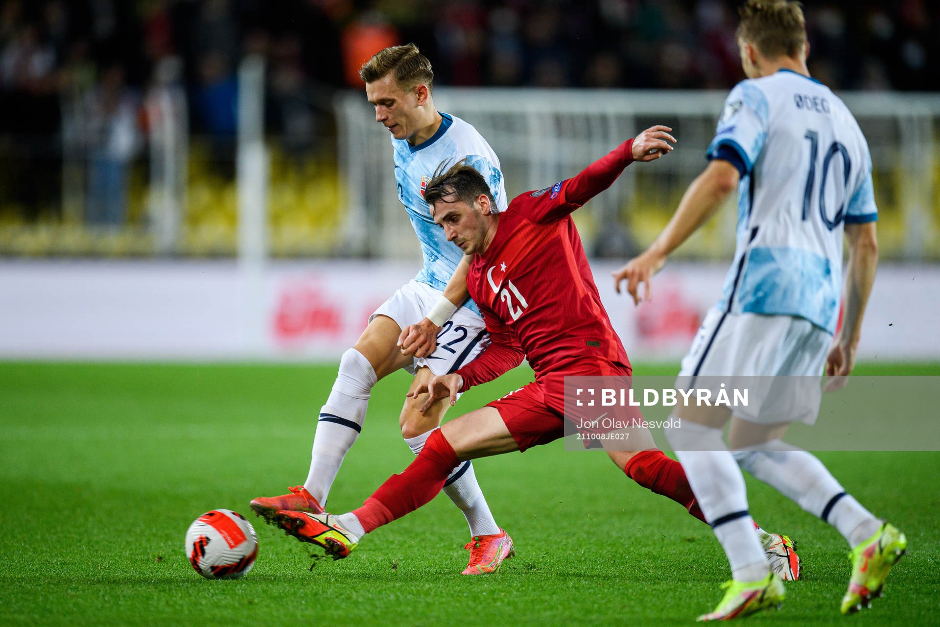 Marcus Holmgren Pedersen of Norway and Kerem Aktürkoglu of