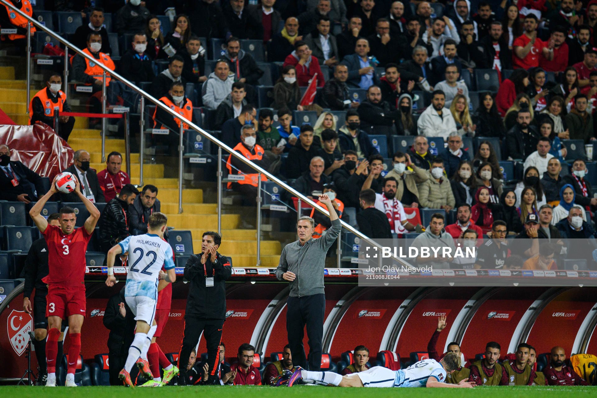 Demiral and Stefan Kuntz, head coach of Turkey