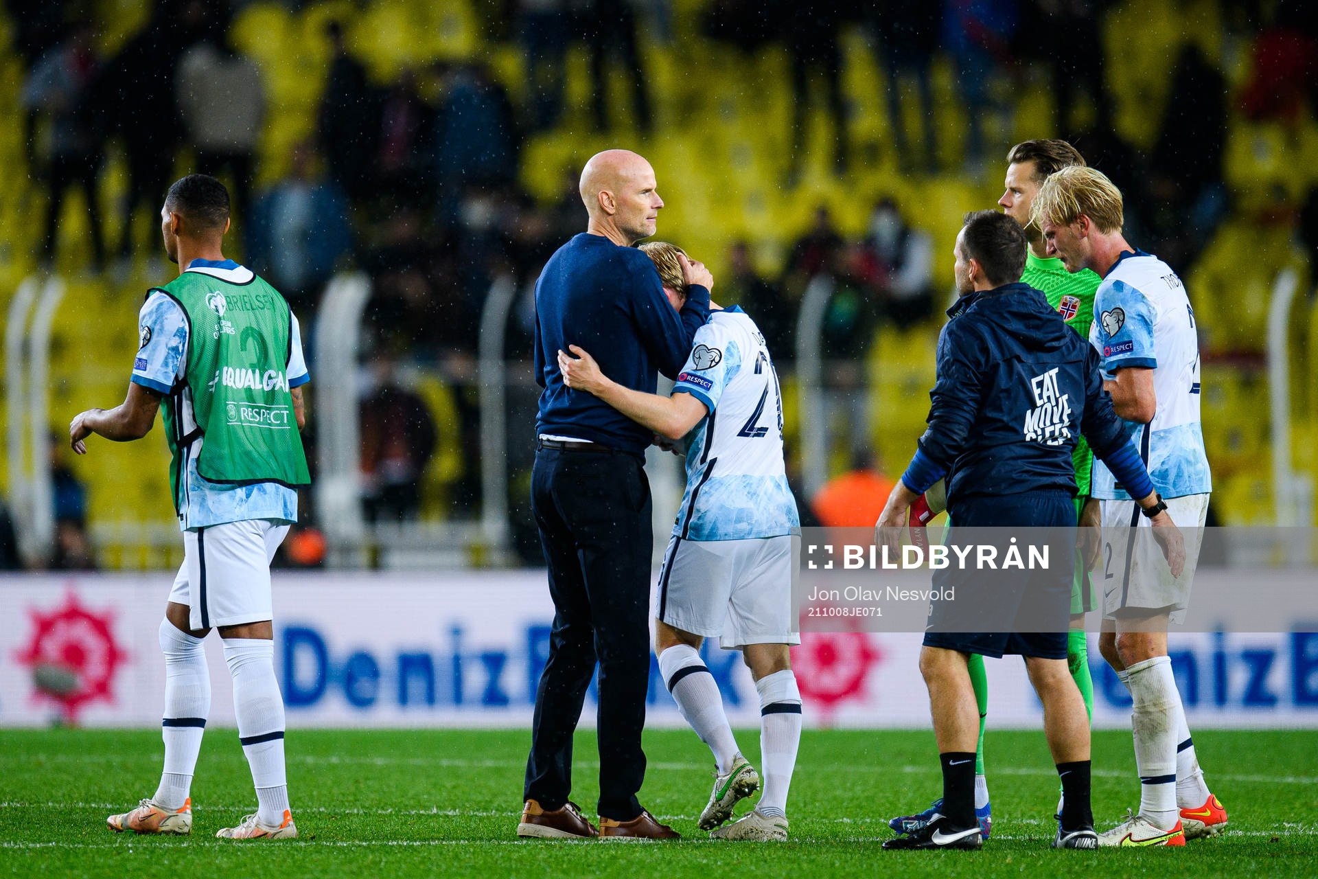 Ståle Solbakken, head coach with Mats Møller Dæhli and
