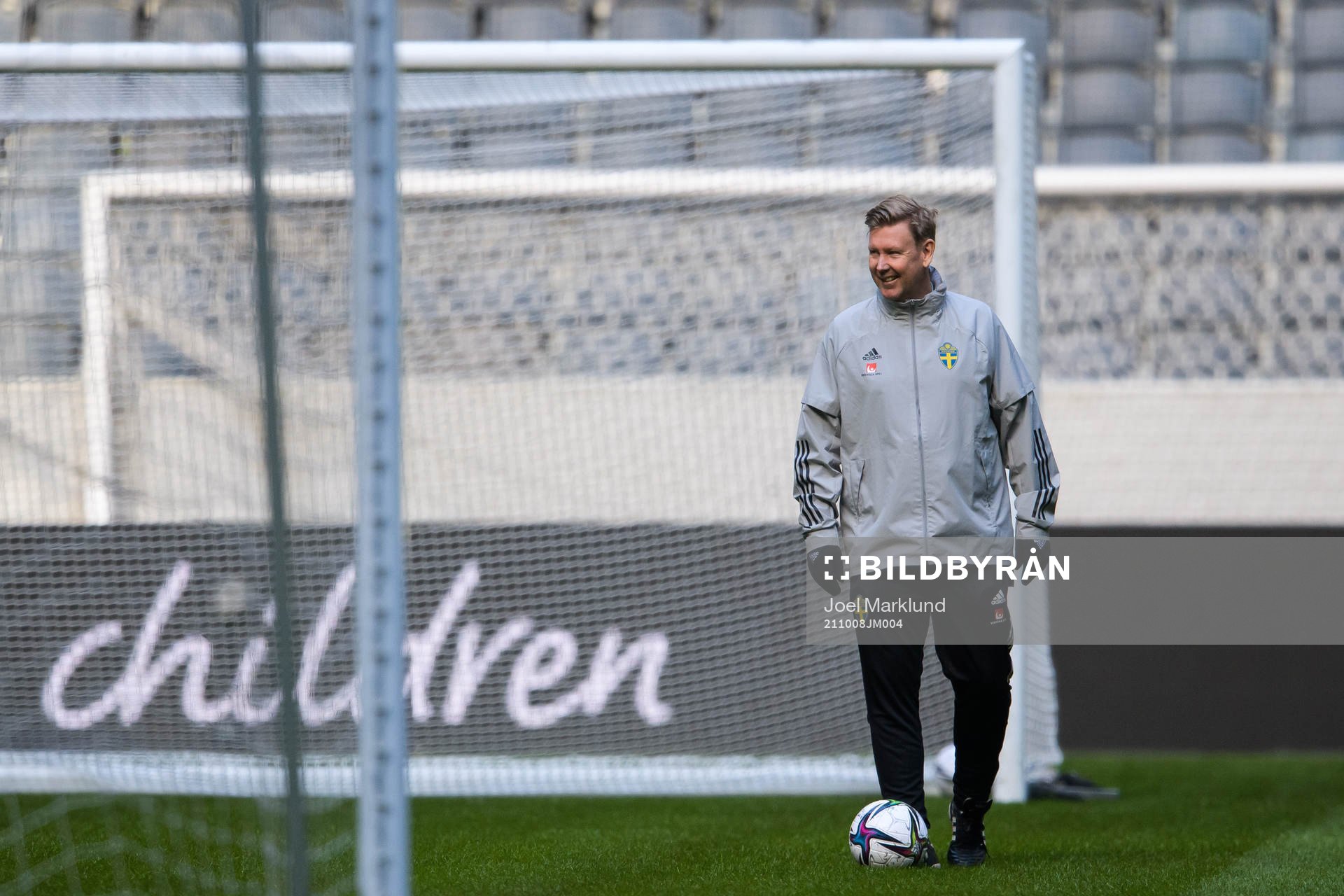 Assistant coach Peter Wettergren of the Swedish national