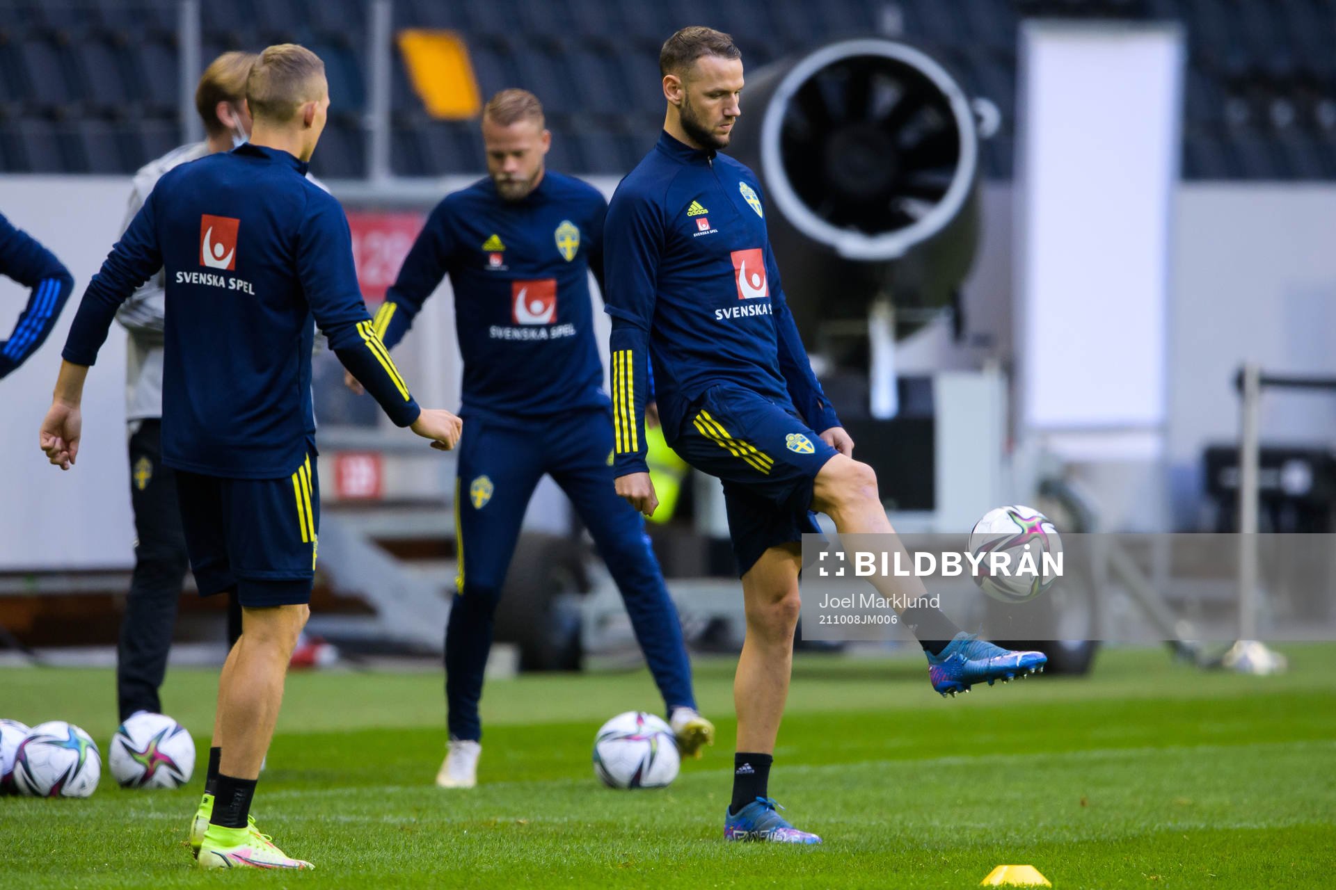 Alexander Milosevic of the Swedish national football team