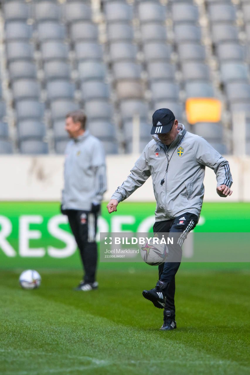 Head coach Janne Andersson of the Swedish national football