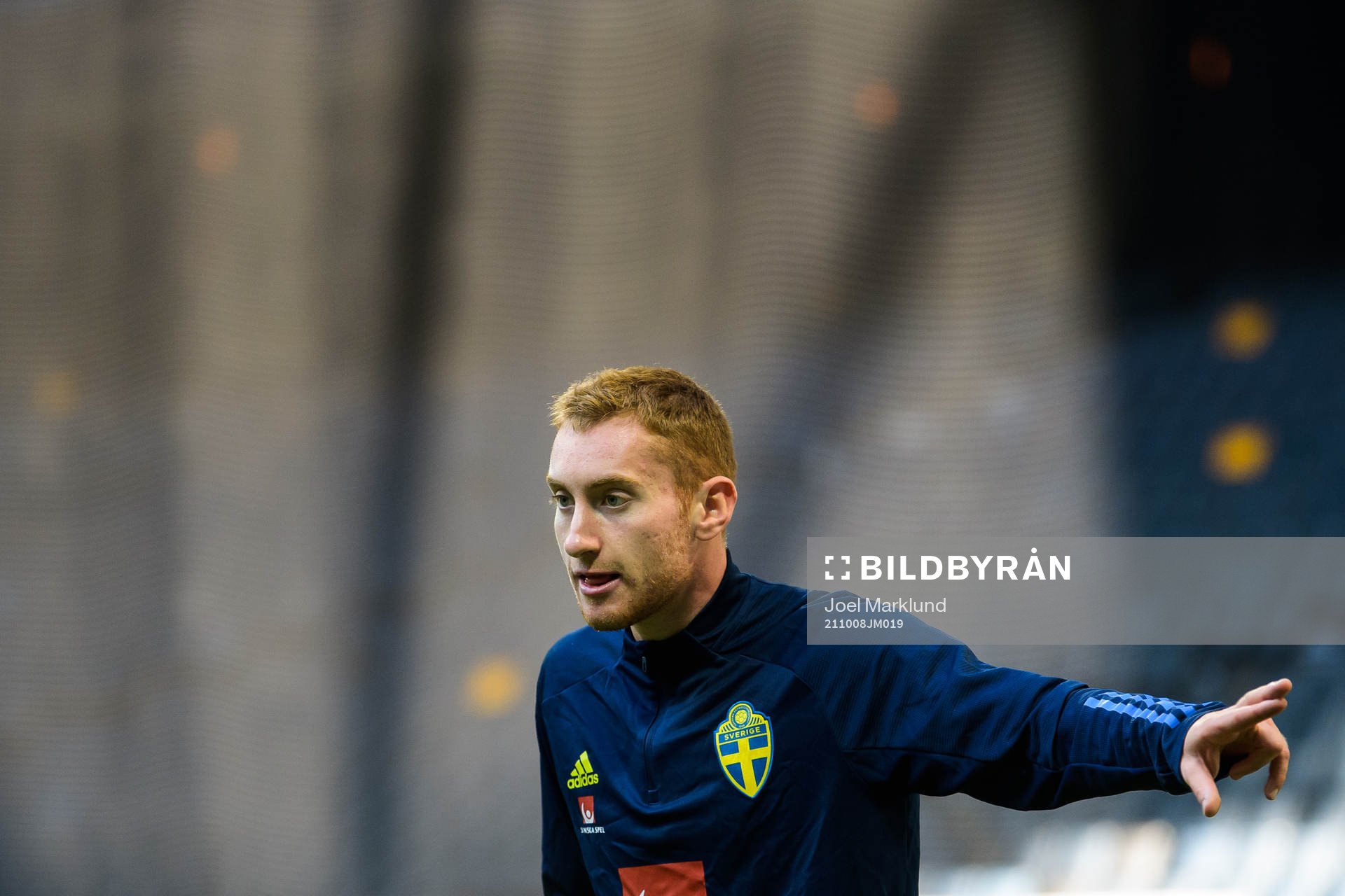 Dejan Kulusevski of the Swedish national football team