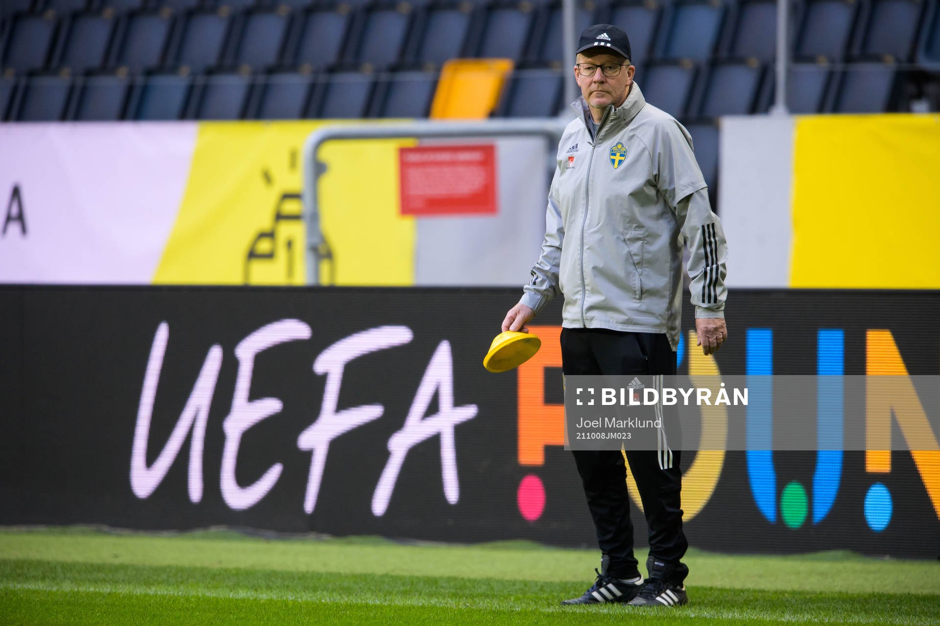 Scout Lasse Jacobsson of the Swedish national football team