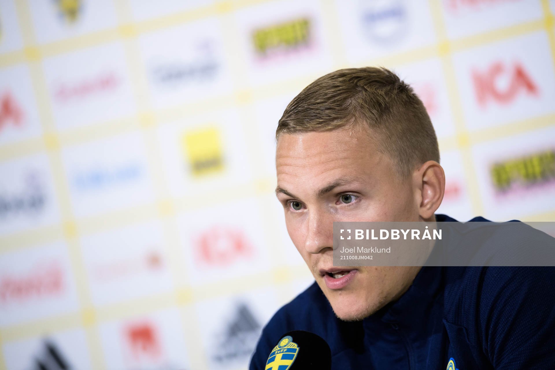 Ludwig Augustinsson of the Swedish national football team