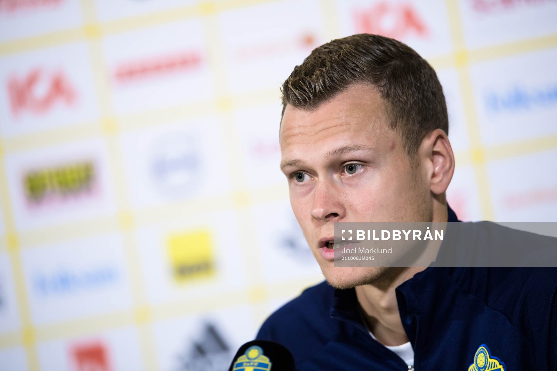 Viktor Claesson of the Swedish national football team