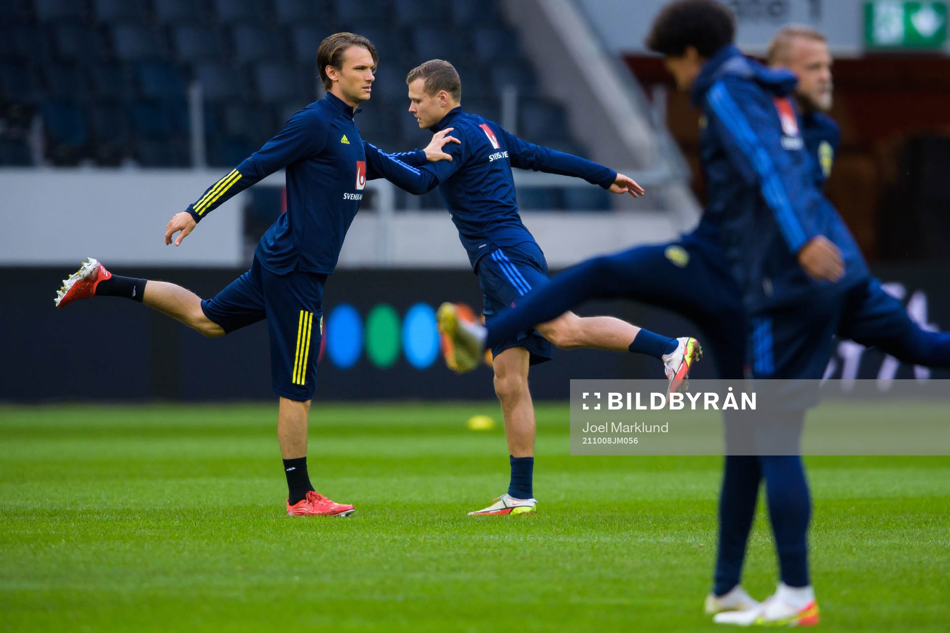 Albin Ekdal and Viktor Claesson of the Swedish national
