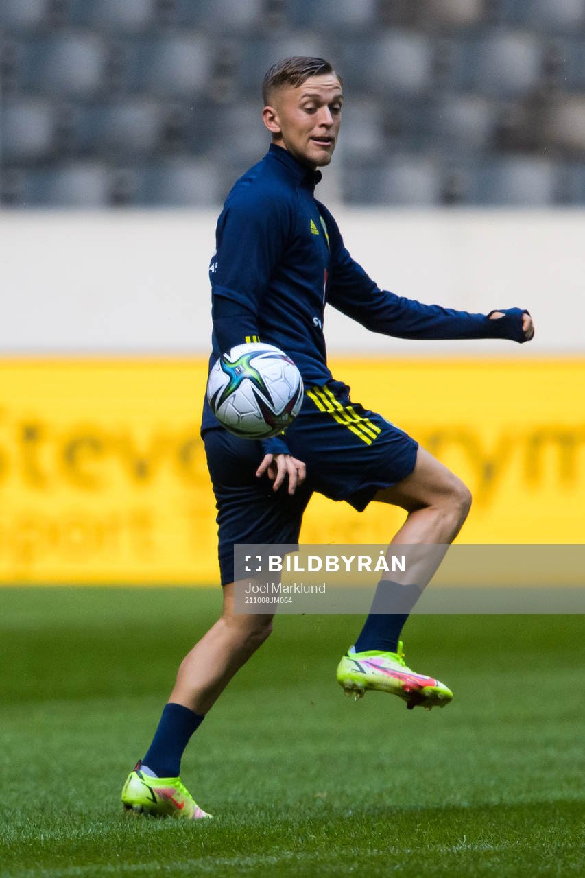 Jesper Karlsson of the Swedish national football team