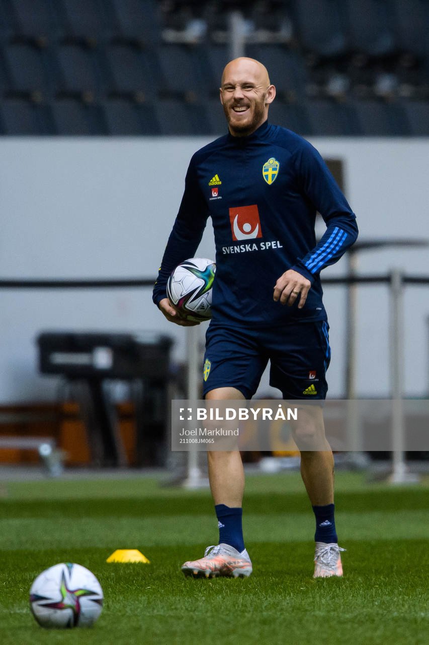 Magnus Eriksson of the Swedish national football team