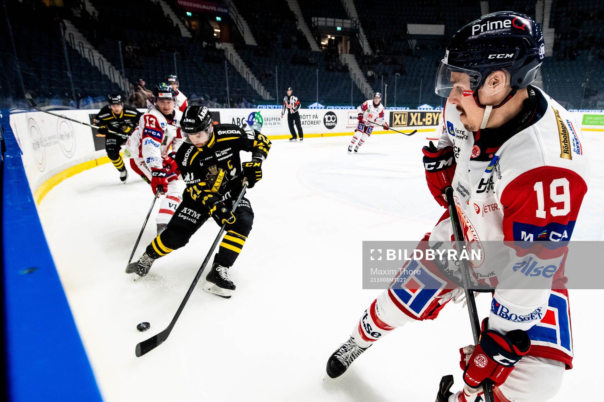 s Christian Sandberg och Västerviks Jens Holmström