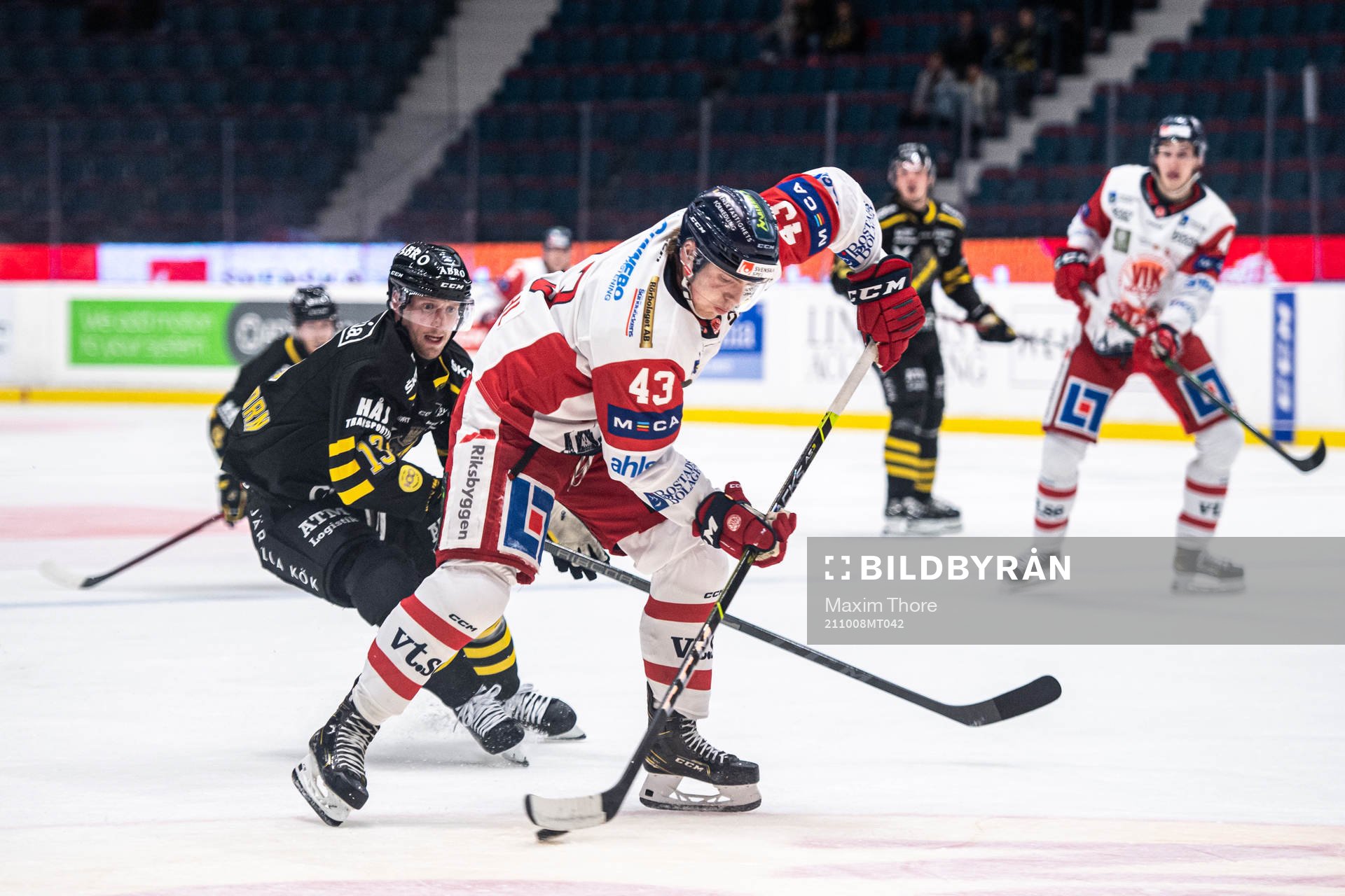 s Axel Wemmenborn och Västerviks Max Krogdahl