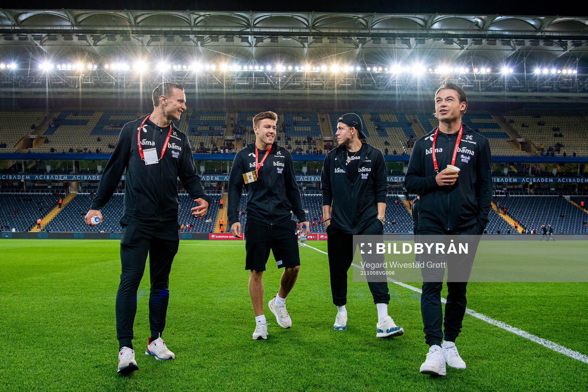 Marius Lode, Fredrik André Bjørkan, Jens Petter Hauge and