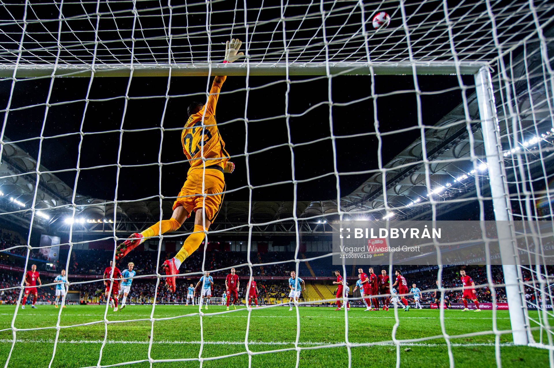 Goalkeeper Ugurcan Cakir of Turkey