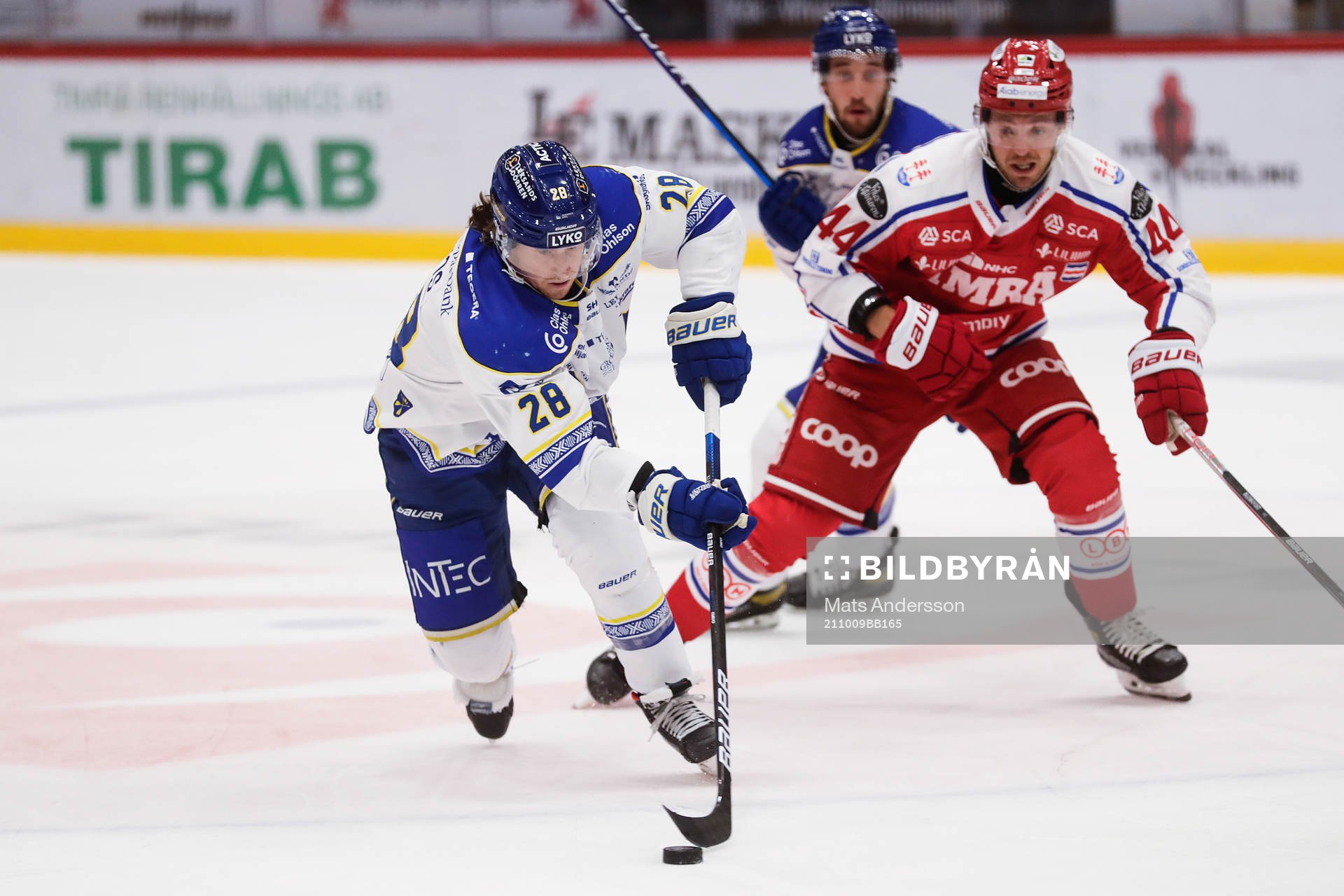 Leksands Justin Kloos och Timrås Jacob Blomqvist