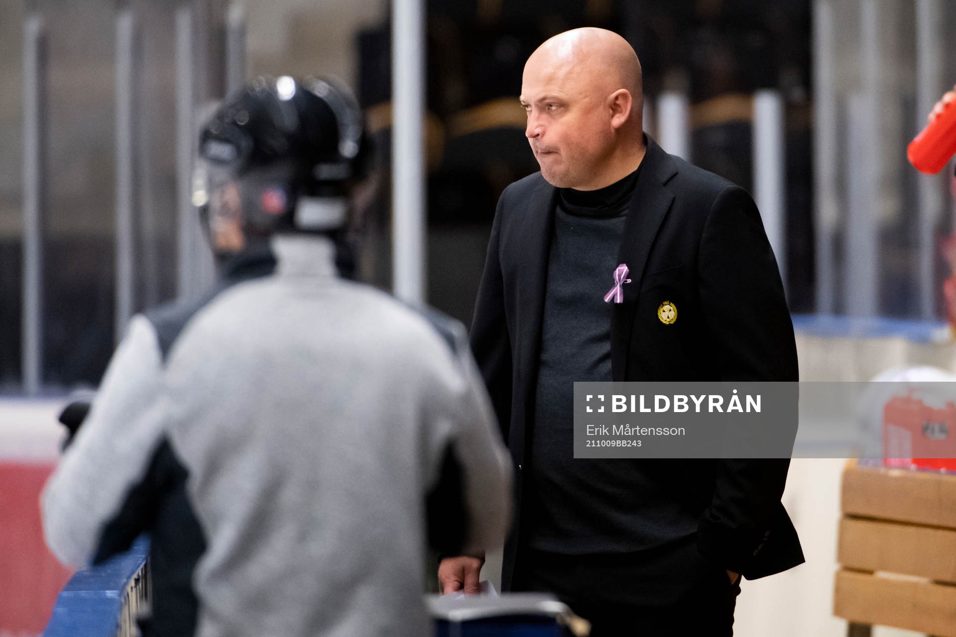 Brynäs tränare Henrik Glaas