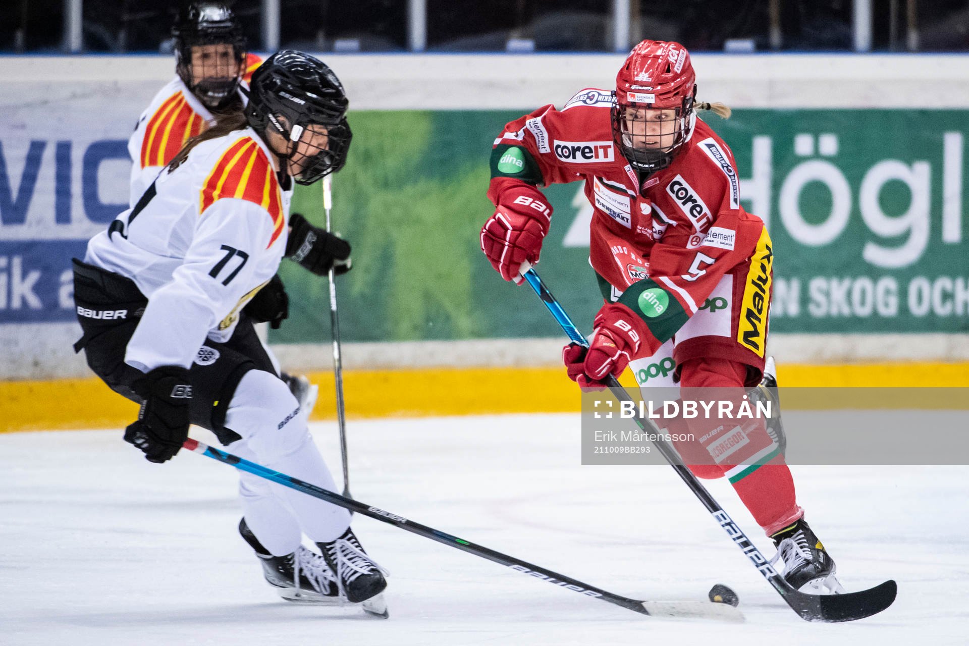 Brynäs Sofia Ljung och Modos Daniela Pejsova