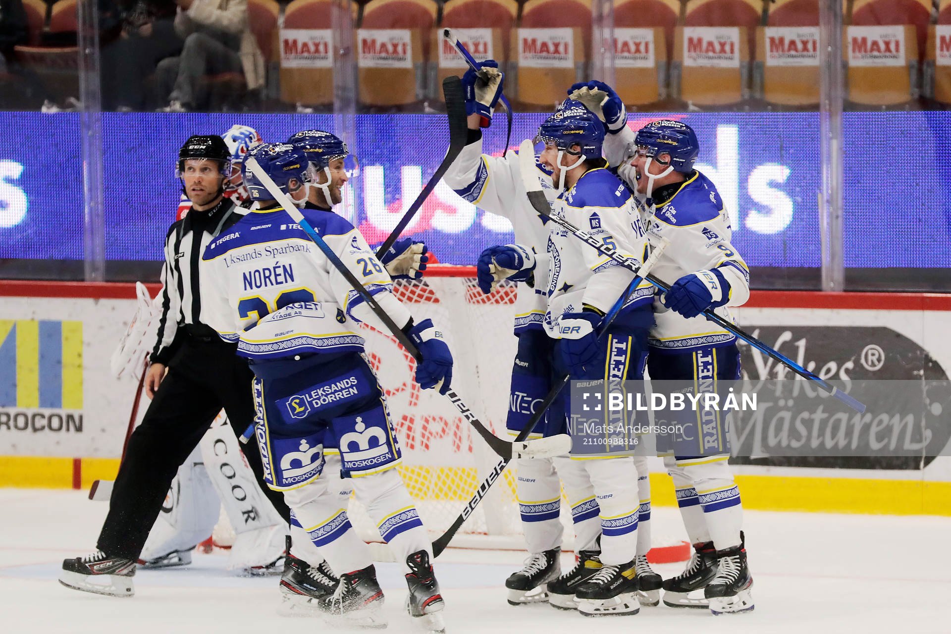Leksands Max Veronneau jublar