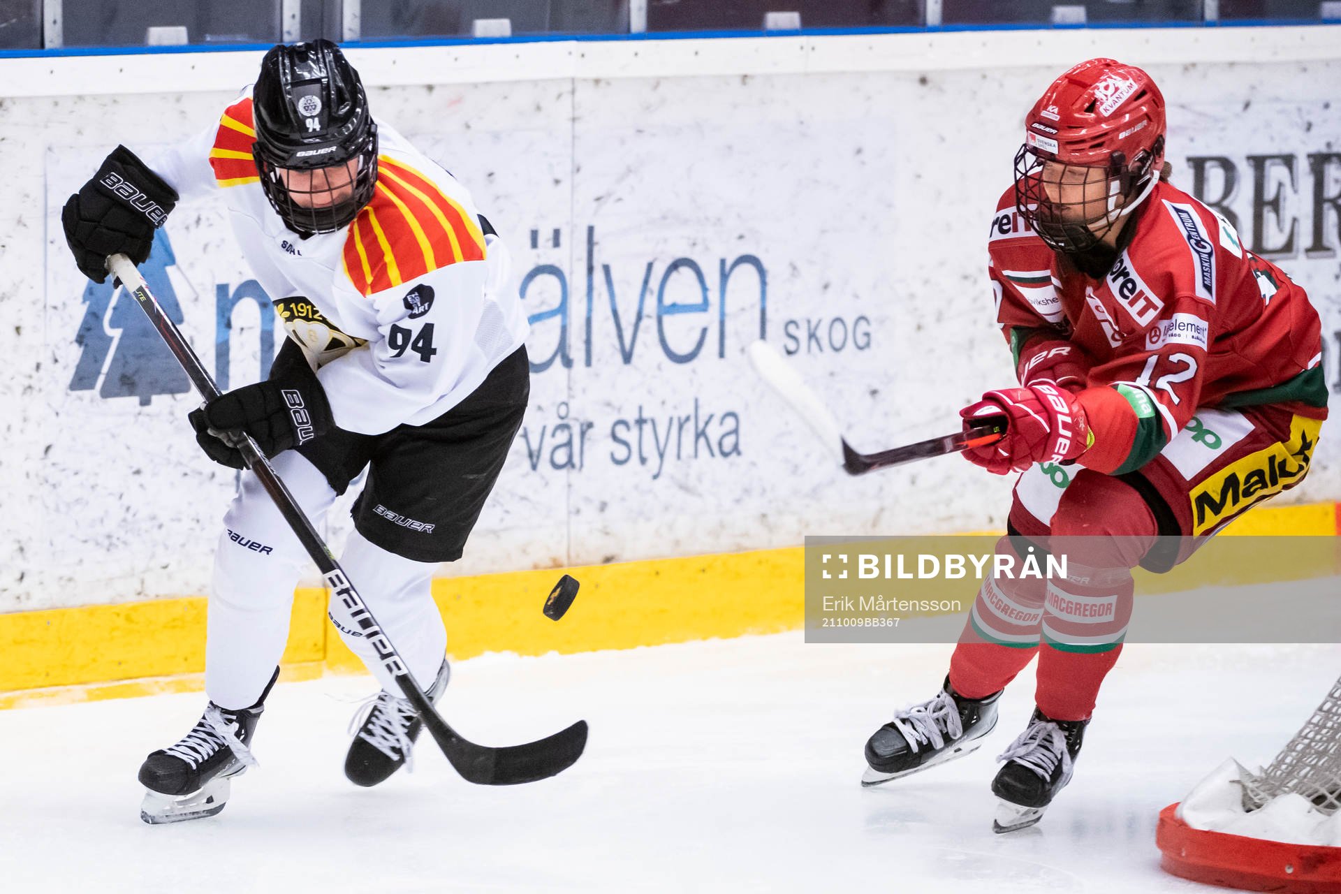 Brynäs Anna Meixner och Modos Mina Waxin