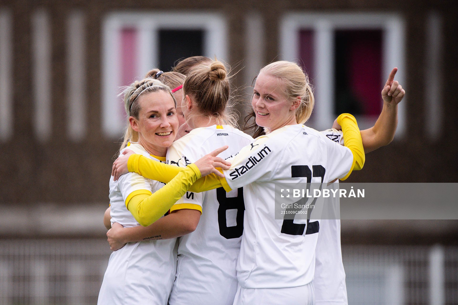 Häckens Elin Nilsen jublar