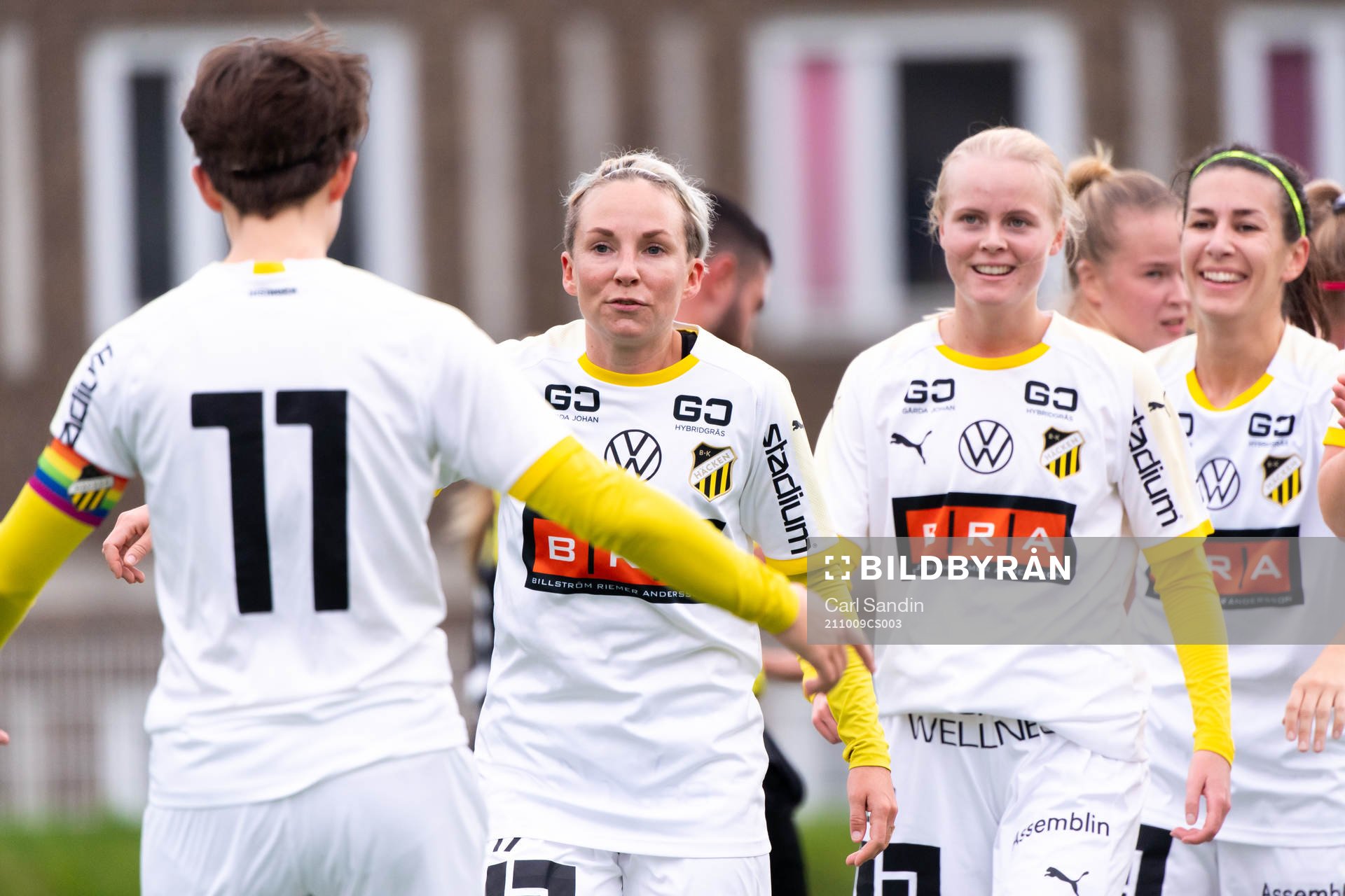 Häckens Elin Nilsen jublar