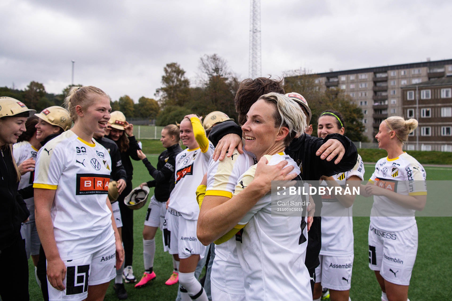 Häckens Elin Nilsen jublar
