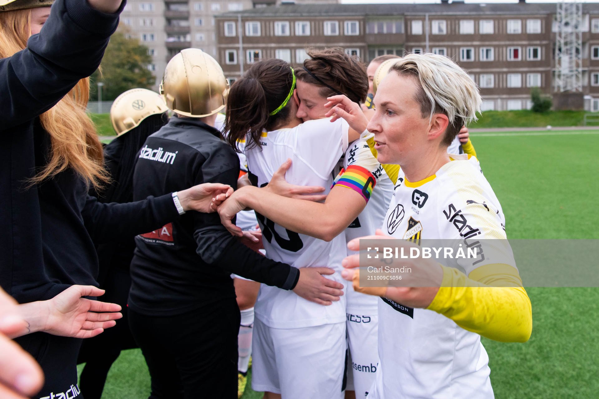 Häckens Elin Nilsen jublar