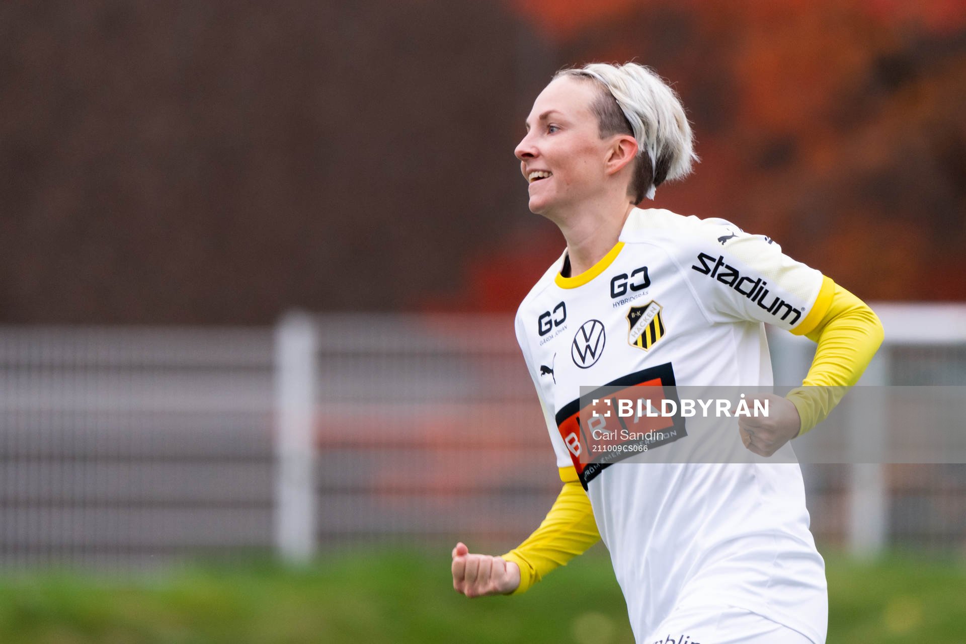 Häckens Elin Nilsen jublar