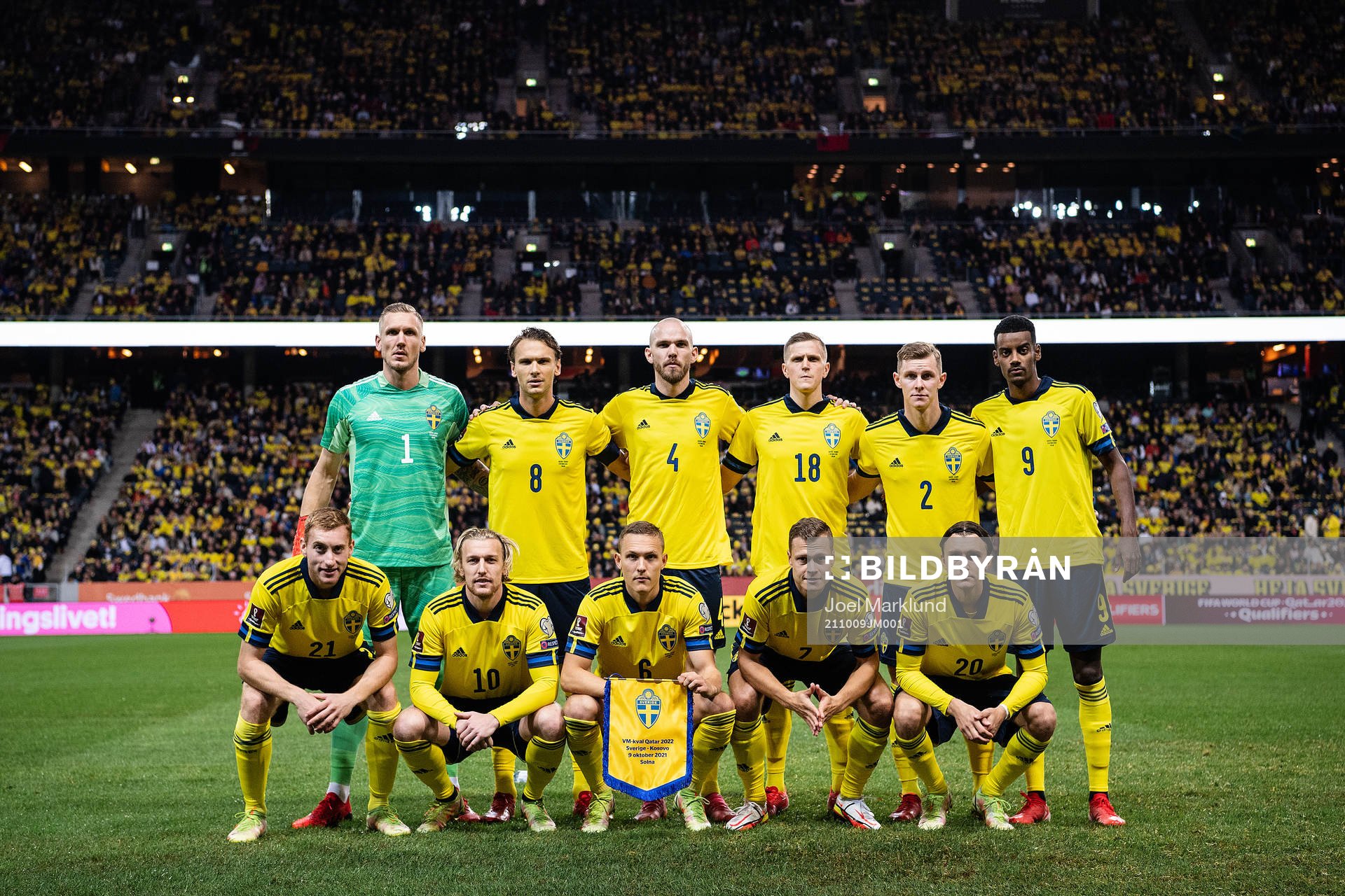 Starting eleven of Sweden