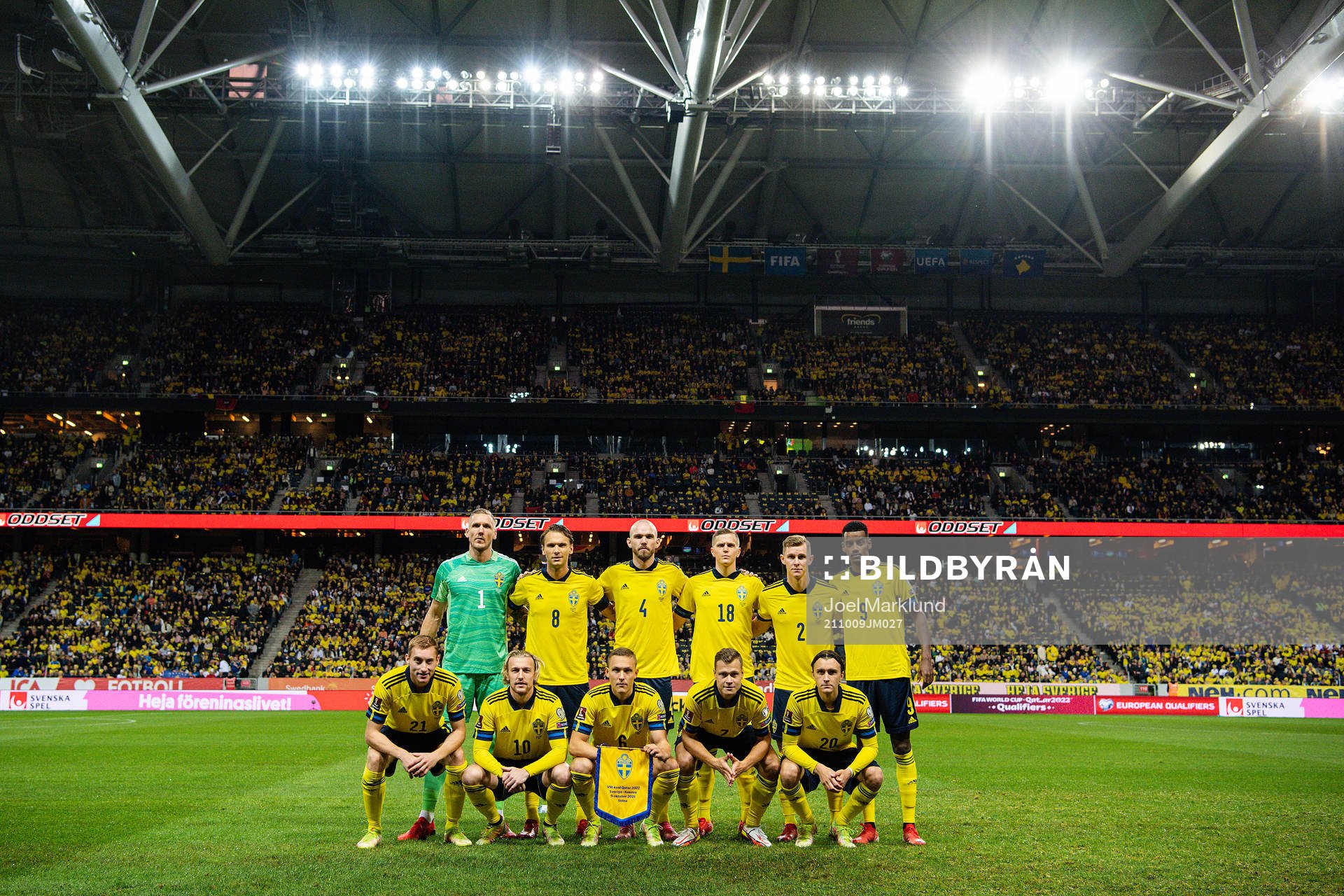 Starting eleven of Sweden