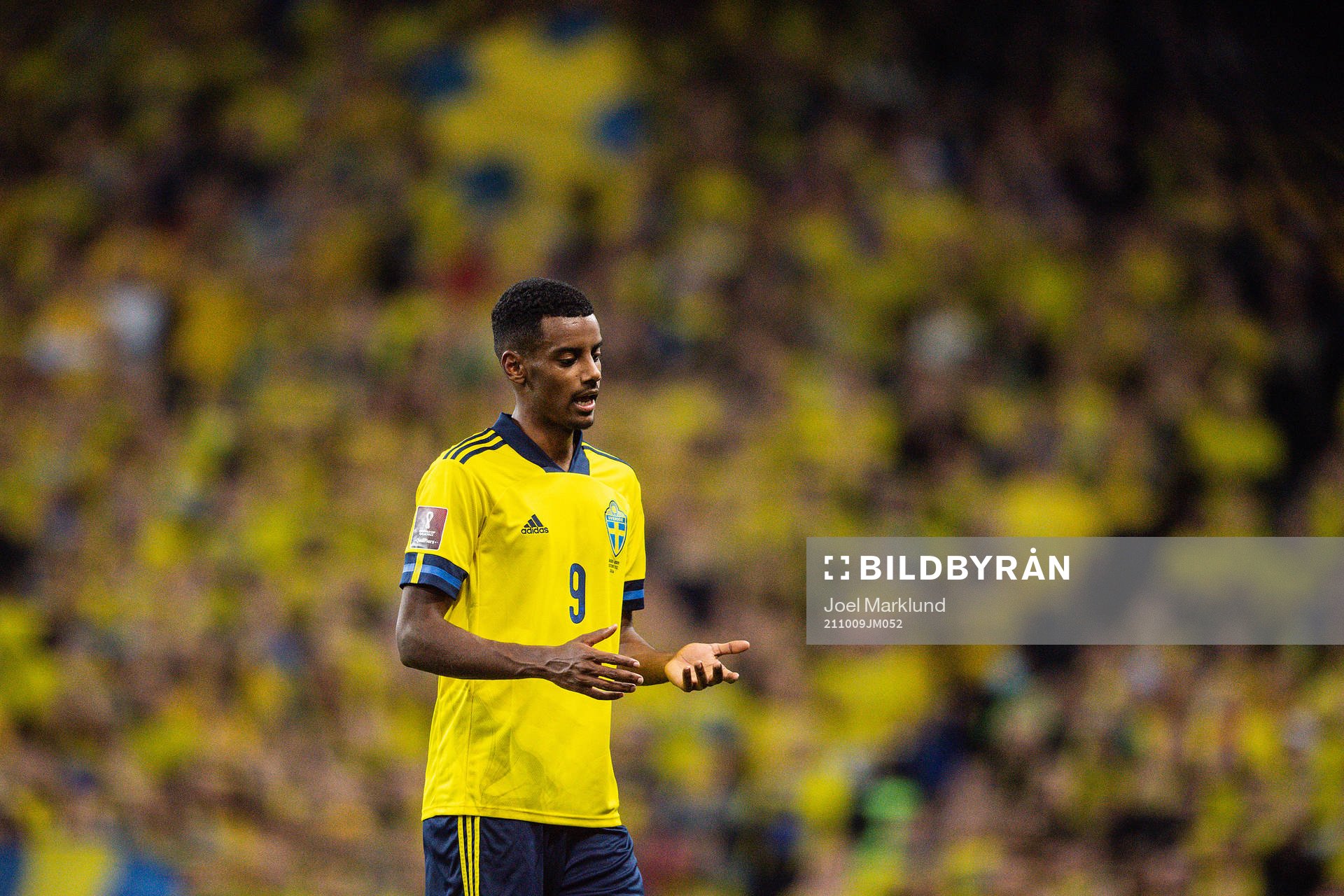 Alexander Isak of Sweden