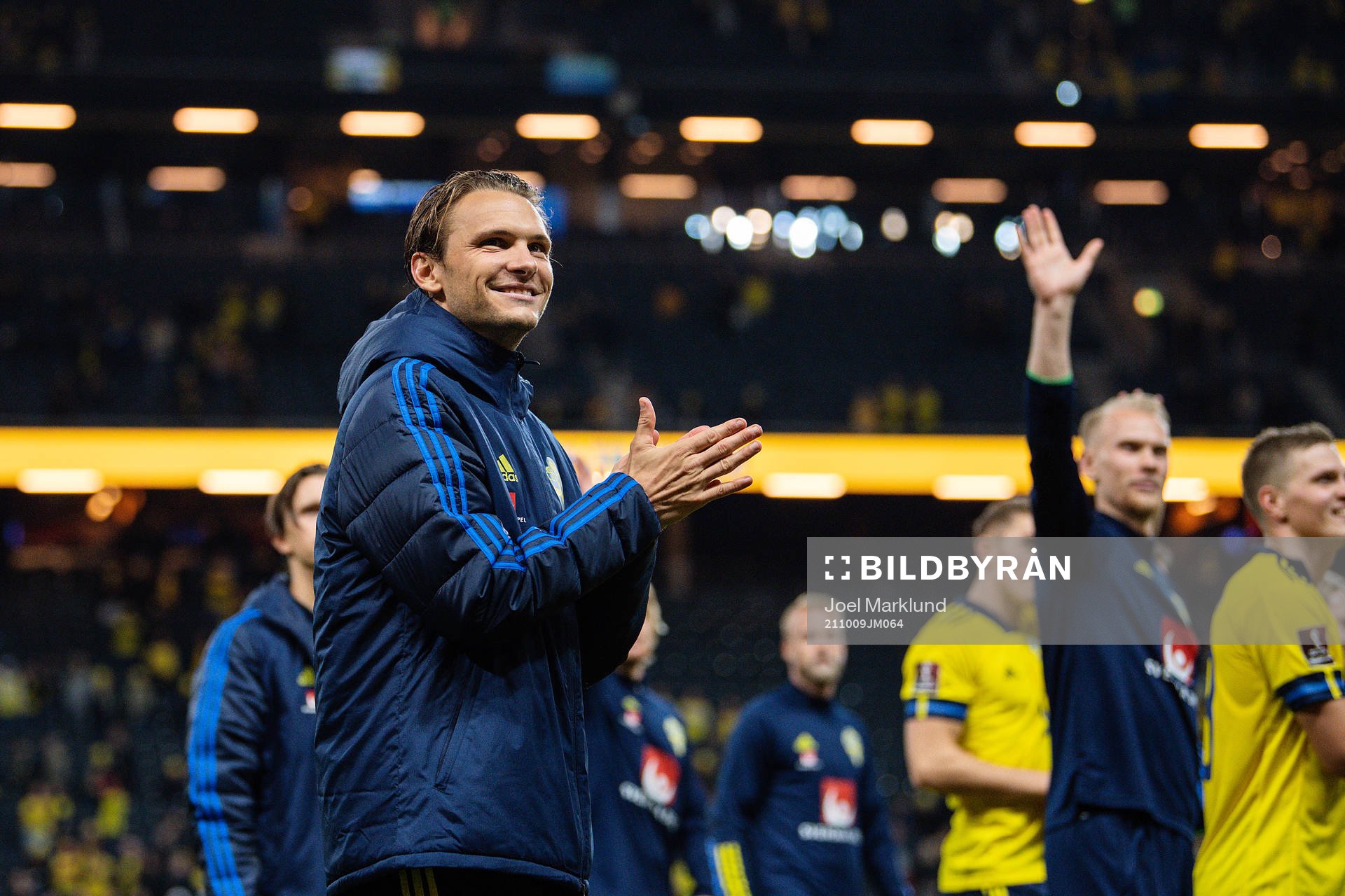 Albin Ekdal of Sweden celebrates