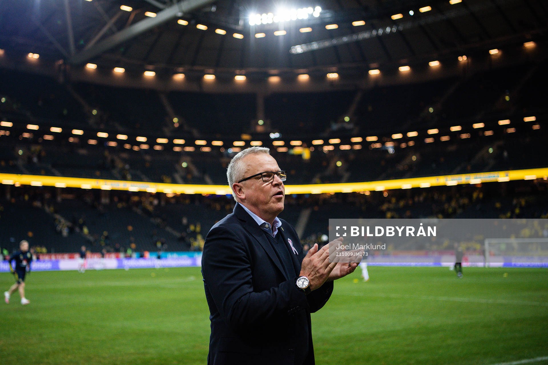 head coach Janne Andersson of Sweden