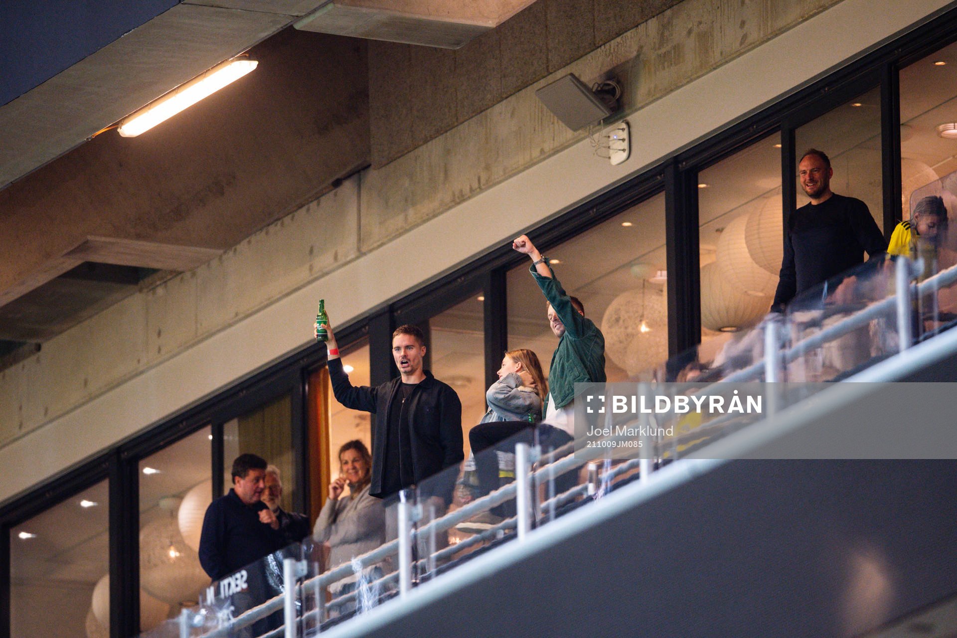 Former players Mikael Lustig, Sebastian Larsson and Andreas