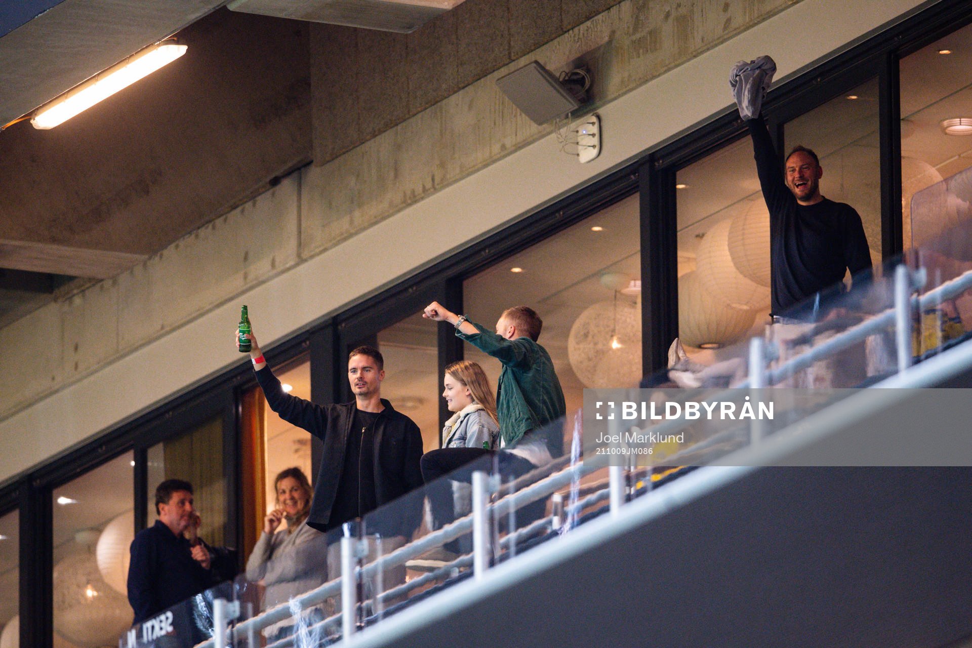 Former players Mikael Lustig, Sebastian Larsson and Andreas