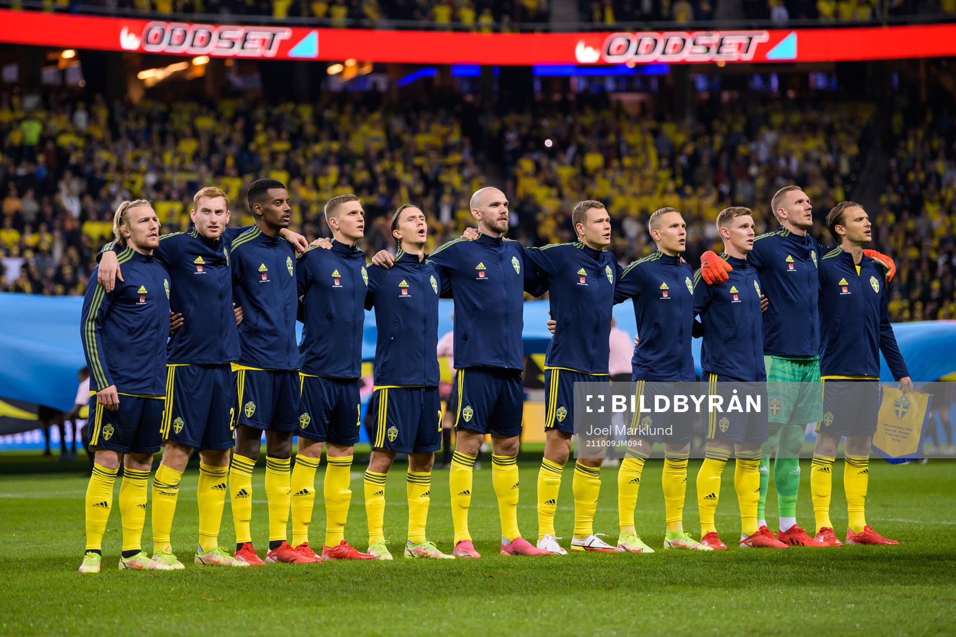 Emil Forsberg, Dejan Kulusevski, Alexander Isak, Joakim
