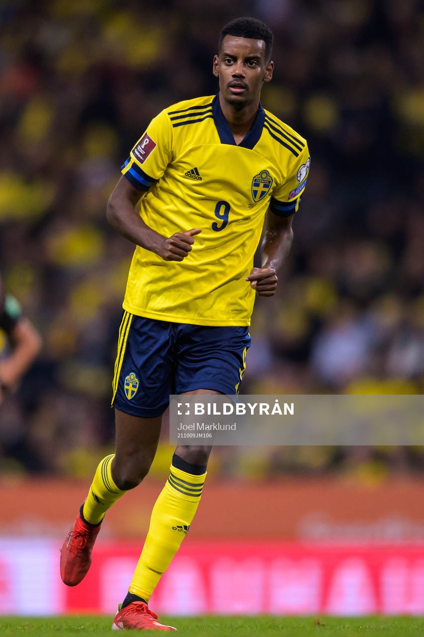 Alexander Isak of Sweden