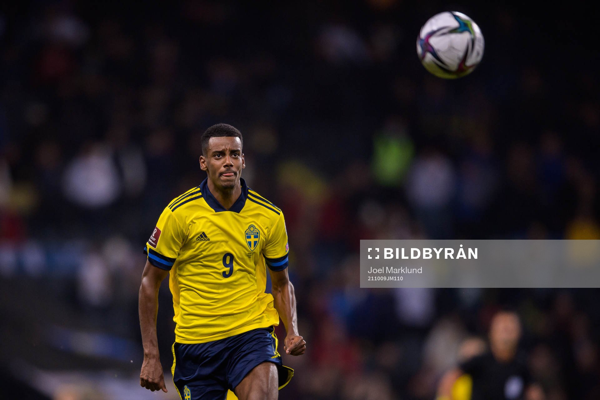 Alexander Isak of Sweden